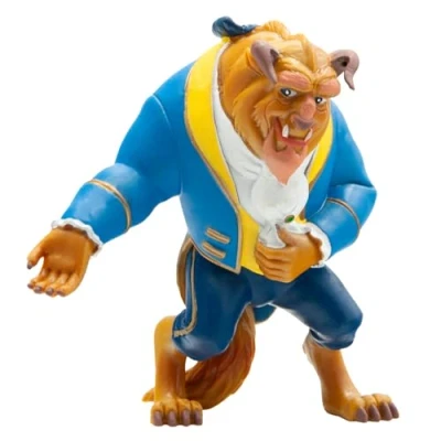 Image of Bullyland 12401 Belle play figure from the Walt Disney film &quot;Beauty and Beast&quot;, approx. 10.3 cm, ideal as a cake topper gift for children to with fantasy