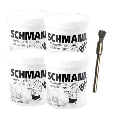 Image of Schmand Weg Cleaner 4 Cans of 150 g Each Bong Shisha Water Pipe Glass