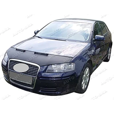 Image of AB 00023 BONNET BRA Compatible with Audi A3 8P 2005 2008 STONEGUARD PROTECTOR TUNING