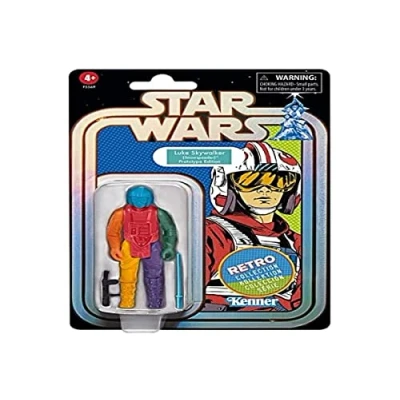 Image of Hasbro STAR WARS Luke Skywalker Snowspeeder Figurine Retro Coll. 10cm