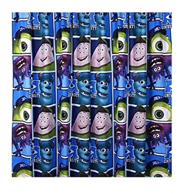 Image of Character World 54 inch Disney Monsters University Curtains, Multi Color
