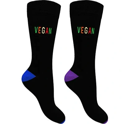 Image of TeddyTs Men&#039;s Vegan Natural Bamboo Socks (2 Pair Pack) (Purple and Blue, UK 11 14)