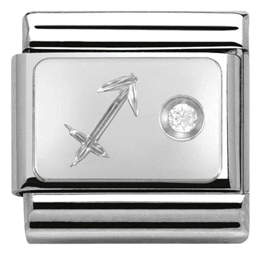 Image of Nomination Sagittarius Zodiac Charm