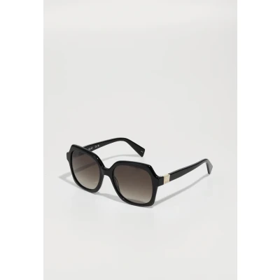 Image of Liu Jo Woman LJ811S 001 Sunglasses Acetate Black Squared Normal
