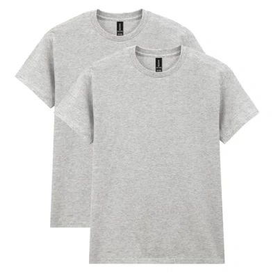 Image of Gildan Heavy Cotton T Shirt, Style G5000, Multipack, Sport Grey (Pack of 2), XXL