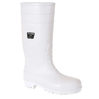 Image of Portwest Safety Food Wellington S4, Size: 39, Colour: White, FW84WHR39