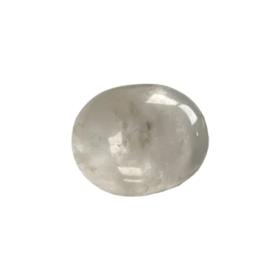 Image of VIE Palm Stone, Oval, Clear Quartz, 5 7cm