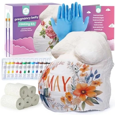 Image of Bump Casting Kit for Creating a 3D Model Keepsake of Pregnant Belly