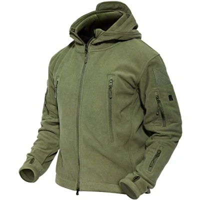Image of MAGCOMSEN Men &#039;s Windproof Warm Military Tactical Fleece Jacket Green XXL