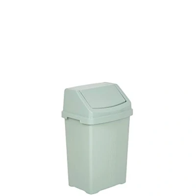 Image of Casa 8L Swing Bin Silver Sage