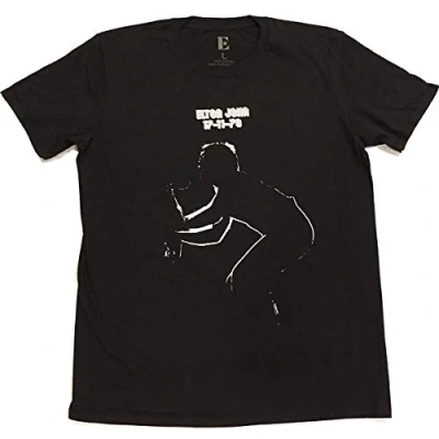 Image of Elton John 17.11.70 Album Official Tee T Shirt Mens Unisex (X Large) Black
