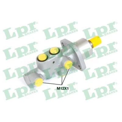 Image of 4601P2 Master Cylinder LPR 1082 22,2mm Aluminium 12 X 1 (3) PEUGEOT: 206 Hatchback