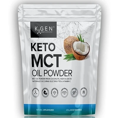 Image of Keto MCT Oil Powder Pure Coconut Coffee Creamer Premium Quality C8 Easily Absorbed &amp; Digested Ideal for Paleo Vegan Diets Advance Diet Hair, Skin, Nails Immune Health
