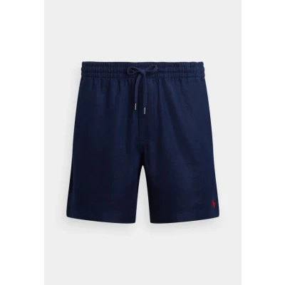 Image of POLO Ralph Lauren Prepster Linen Short Shorts, Men&#039;s, Size: Small, Newport navy