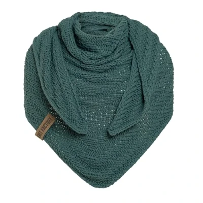 Image of Knit Factory Sally Triangle Scarf Laurel 220x85 cm