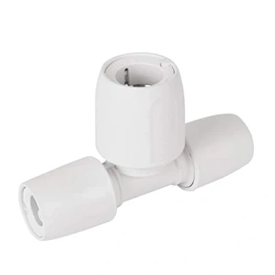 Image of Hep2O Double End Reduced Tee White 15x15x22mm HD18/22W