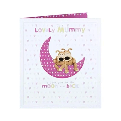 Image of Boofle On Moon Lovely Mummy Mother&#039;s Day Card Large
