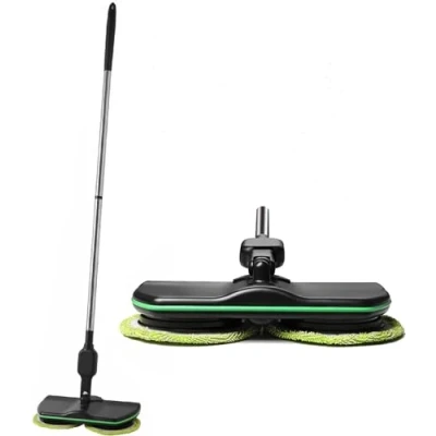 Image of Electric Mop, Rechargeable Mops for Cleaning Floors, Cordless Floor Spin Mop Polisher Scrubber Home Hardwood Tile PVC