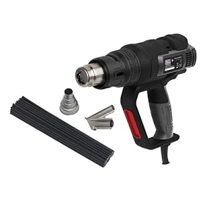 Image of Sealey Hs102K Plastic Welding Kit Including Hs102 Hot Air Gun