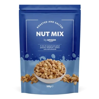 Image of by Amazon Roasted And Salted Mixed Nuts, 500g