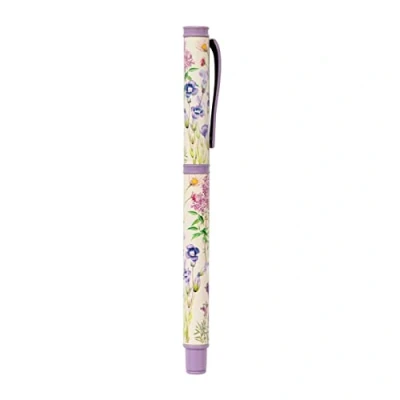 Image of Grupo Erik Botanical Wild Flowers Ball Pen Point Black Ink Ballpoint Cute Cool Comes In A Gift Box Stationery Flower Gifts