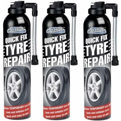 Image of YSAMAX 3X Emergency Flat Tyre Fix Spray, Handy Cans, Car Accessories Essential, Puncture Repair Kit, Inflate Kit
