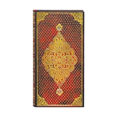 Image of Paperblanks Hardcover Journal Golden Trefoil Lined Slim (95 x 180 mm) (Ultra Unlined)