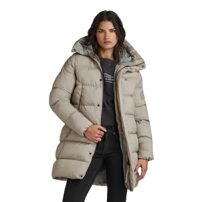 Image of G STAR RAW Women&#039;s Whistler Parka Puffer wmn, Grey (elephant skin D23535 D199 G106), S