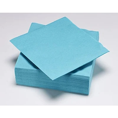 Image of FSC® Pack of 50 Napkins 33 x cm 2 Ply Turquoise