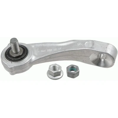 Image of 2053230717, A2053230717 Anti roll bar link LEMFÖRDER 38882 01 Front Axle, Left M14x1,5 Aluminium MERCEDES BENZ: C Class T modell, E Saloon