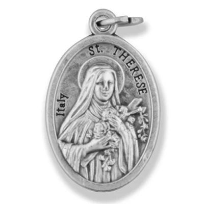 Image of Small Catholic Saint Medal Bulk Pack of 10 (Saint Teresa)