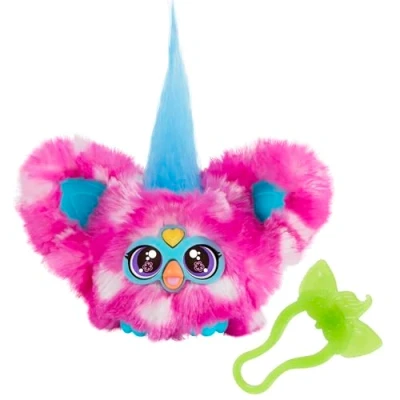 Image of Furby Furblets Dah Tee Mini Electronic Plush Toy, Brown