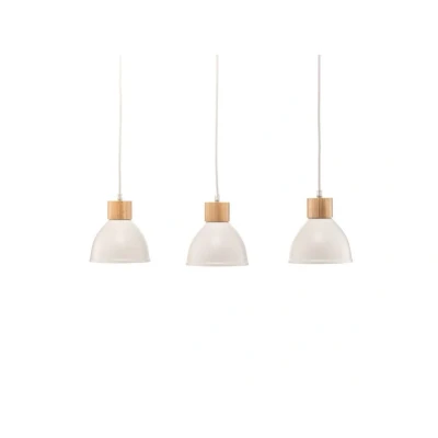 Image of Envostar Tira pendant light, 3 bulb, white