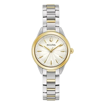 Image of Bulova Women&#039;s Analog Quartz Watch with Stainless Steel Strap 98L277