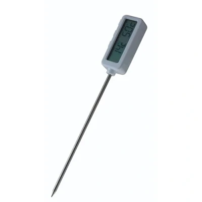 Image of KitchenCraft Cooking Thermometer Probe and Digital Timer, White