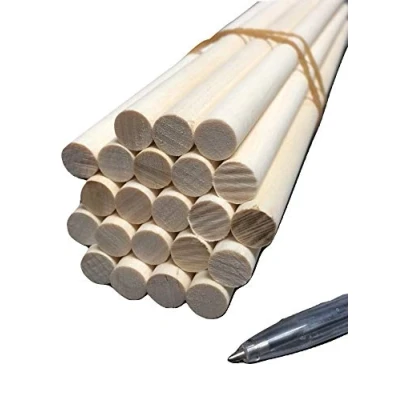 Image of Trustleaf 60cm x 10mm Birch Hardwood Wooden Dowels/Craft Sticks (5 Pack)