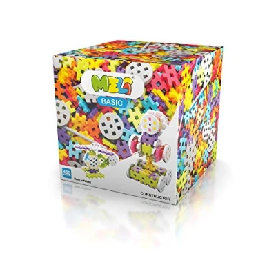 Image of Meli 67225 Basic Constructor Creative Toy, Colourful, 400 Items