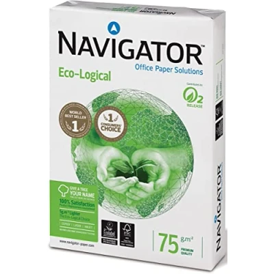 Image of Igepa Navigator Eco Logical 82467B75B Printer Paper DIN A3 Letter and Office