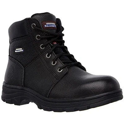 Image of Skechers Men&#039;s Workshire Classic Boots, Blk, 8 UK