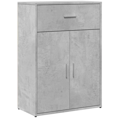 Image of vidaXL Sideboard Concrete Grey 60x30x84 cm Engineered Wood
