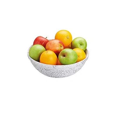 Image of Natural Elements Fruit Bowl, Recycled Paper, Strong, Biodegradable and Reusable, 25cm