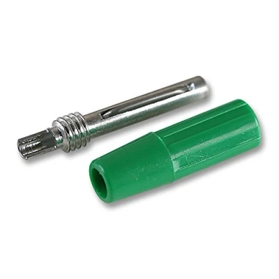 Image of Plug, 4MM, Green Test Banana CONNECTORS 5 X Qty 550 0400 01