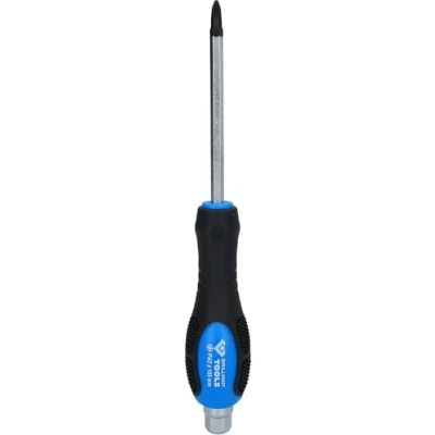 Image of BRILLIANT TOOLS BT034810 Phillips Screwdriver with Impact Cap, PH2 [Powered by KS Tools]