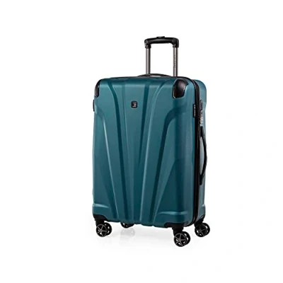 Image of Gino Ferrari Ultra Strong Hard Shell 26 Inch Suitcase Quasar with 8 Spinner Wheels Sided Medium Sized Luggage Weighs 3.7kg Cap 65.7L Heigh 68cm