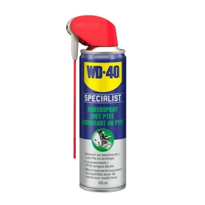 Image of WD 40 1810146 31451 Lubricant Spray With PTFE 250ml Grey
