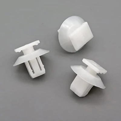 Image of VVO Fasteners White Plastic Side Skirt, Sill Moulding Cover Trim Clips for Ford C Max, Focus, (Pack of 10)