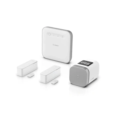 Image of Bosch Smart Home indoor climate II starter kit, efficient control and energy heating, compatible with Apple Homekit, Amazon Alexa Google Assistant