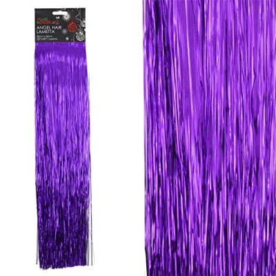 Image of Widdle Wonderland Christmas Lametta Decorative Tinsel Strands Purple