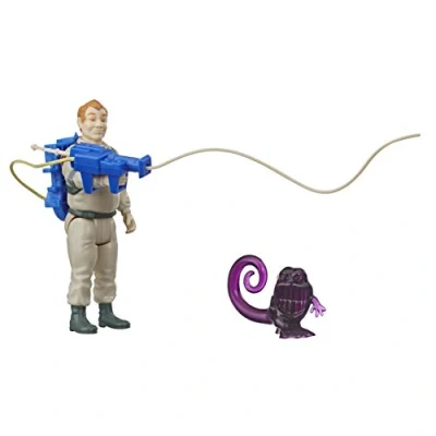 Image of Ghostbusters Kenner Classics Ray Stantz and Wrapper Ghost Retro Action Figure Toy with Proton Pack Accessories Great Gift for Collectors