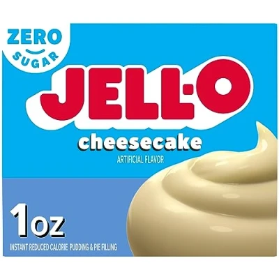 Image of Jell O Cheesecake Sugar Free Instant Reduced Calorie Pudding and Pie Filling 1 X 28g American Import, Units